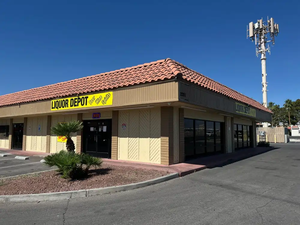 Liquor Depot Las Vegas storefront on Sunset Road